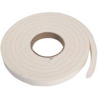 Stormguard Jumbo Rubber Foam Weatherstrip White 3m (315TF)