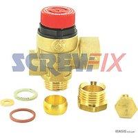 Worcester Bosch 87161424160 Valpr.Rel. 1/2 x 15mm x 1/8 - Use 314437 Cst No Brass Plug (315TH)