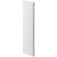 DeLonghi 2000mm x 486mm 6619BTU Traffic White Vertical 3 Column Radiator (315XX)