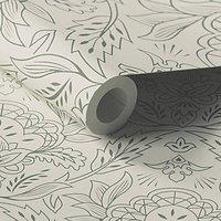 LickPro White Damask 01 Wallpaper Roll 52cm x 10m (316KV)