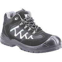 Amblers 255 Size 8 Black Steel Toe Cap Safety Boots (316TT)