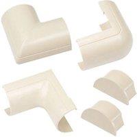 D-Line ABS Plastic Magnolia Trunking Accessories 5 Pieces (317FG)