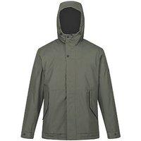 Regatta Sterlings IV Waterproof Jacket Dark Khaki Large Size 43" Chest (317JR)