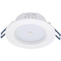 Zink RENO Fixed LED Downlight with PIR White 8W 500lm (317KJ)