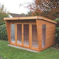 Shire Highclere 10' x 8' (Nominal) Pent Timber Summerhouse (317TJ)