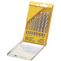 DeWalt Straight Shank Masonry Drill Bit Set 8 Pieces (3189X)