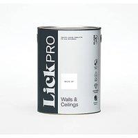 LickPro Max+ 5Ltr White 07 Eggshell Emulsion Paint (318JX)