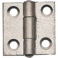 Self-Colour Fixed Pin Butt Hinges 25mm x 24.5mm 2 Pack (318PR)