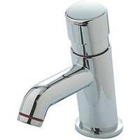 Highlife Bathrooms Skara Push Button Non-Concussive Basin Tap Chrome (318PW)