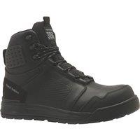 Hard Yakka 3056 S7S 6" Size 7 Black Waterproof Safety Boots (318XK)