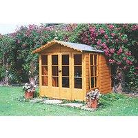 Shire Kensington 6' 6" x 6' 6" (Nominal) Apex Shiplap T&G Timber Summerhouse (31910)