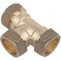 Flomasta Brass Compression Equal Tee 28mm (31979)