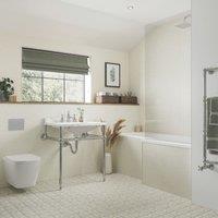 Multipanel Hydrolock Bathroom Waterproof Wall Panel Matt Senora Stone 2400mm x 580mm x 11mm (319CG)