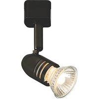 Knightsbridge 1-Circuit Light Fitting for Track Lighting Black (319GA)
