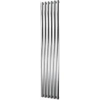 Towelrads Dorney 1800mm x 472mm 2264BTU Chrome Vertical Designer Radiator (319RY)