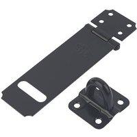 Smith & Locke Hasp & Staple Black 115mm (3203X)