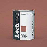 LickPro Max+ 5Ltr Red 01 Matt Emulsion Paint (320JX)