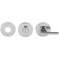 Eurospec Lever WC Thumbturn Set Polished Stainless Steel 52mm (3212J)