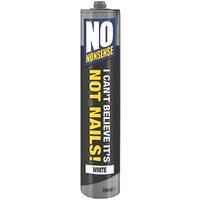 No Nonsense I Can't Believe It's Not Nails Solvent-Free Hybrid Sealant & Adhesive White 290ml (322KH)