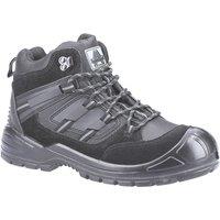 Amblers 257 Size 4 Black Steel Toe Cap Safety Boots (322TV)