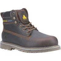 Amblers FS164 Industrial Size 10 Brown Steel Toe Cap Safety Boots (322XP)