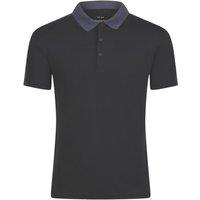 Regatta Contrast Coolweave Polo Shirt Black/Seal Grey Large 46" Chest (323JW)