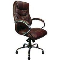 Nautilus Designs Sandown High Back Executive Chair Brown (323PK)