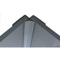 Splashwall Internal Corner Silver 2440mm x 4mm (323RK)
