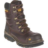 CAT Premier Size 8 Brown Waterproof Safety Boots (323XP)