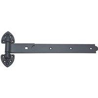 Smith & Locke Black Powder-Coated Straight Heavy Reversible Gate Hinges 160mm x 415mm x 60mm 2 Pack (324CC)