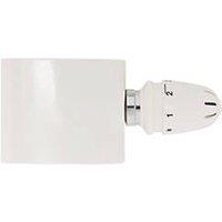 Ximax Standard 15mm x 1/2" White Straight Modern Thermostatic Radiator Valve Head & Body (3266H)