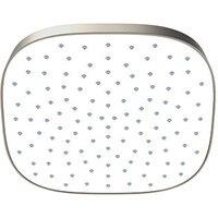 Mira Crisp Tilt Overhead Shower Head Brushed Nickel 250mm (326PM)