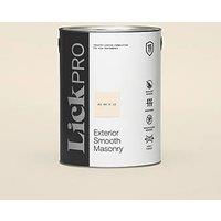 LickPro 5Ltr Smooth White BS 08 B 15 Masonry Paint (327FW)