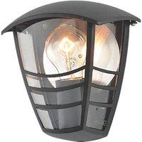 Zink Perdita Outdoor Half Wall Lantern Black (3282J)