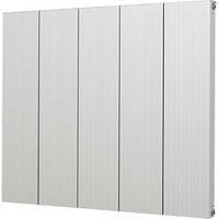 Ignite 600mm x 698mm 2544BTU Matt Chrome Horizontal Designer Radiator (3288F)