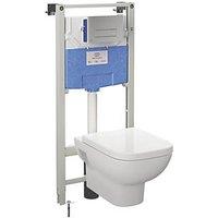 Ideal Standard i.life A Wall-Hung Pan & Concealed Cistern 400mm (328HM)