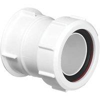 McAlpine T29 Compression Connection Straight Connector White 40mm x 38mm (328HR)