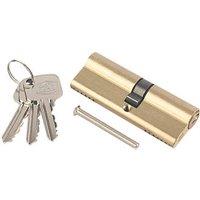 Smith & Locke 6-Pin Euro Cylinder 30-30 (60mm) Brass (3291X)