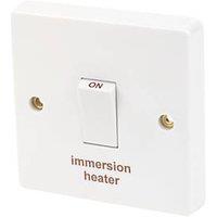 Crabtree Capital 20A 1-Gang DP Immersion Heater Switch White (3298J)
