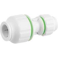 Flomasta Plastic Push-Fit Reducing Coupler 15mm x 10mm (329HY)