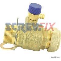 Ideal Heating 174560 Drain Valve Pack with 22mm Valve (329TG)