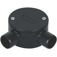Deta TTE 2 Way 20mm Angle Box Black (329VT)