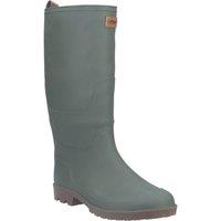 Cotswold Pendock Tall Size 12 Green Non Safety Wellies (329XU)