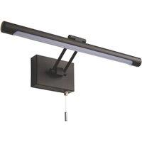 Spa Chai LED Mirror/Picture Light Black 8W 395lm (330VH)