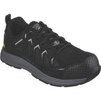 Skechers Malad II Size 6 Black Safety Trainers (330VW)