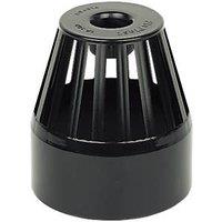 FloPlast Vent Terminal Black 110mm (33239)