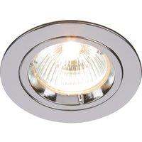 Saxby Cast Fixed Recessed Downlight Chrome (332VX)