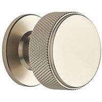 Elite Knobs & Handles Kensington Knurled Cabinet Knob Brushed Nickel 35mm (333KK)