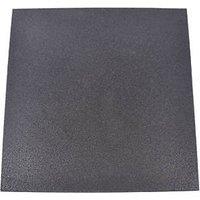 Essentials Rubber Multi-Purpose Floor Mat Black 600mm x 600mm x 12mm (333KN)