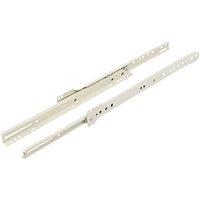 Smith & Locke Cream Bottom Fix Drawer Runners 349mm 2 Pack (3350R)